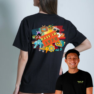 Retro "Hergestellt 1970" 70er-Jahre Geburtstagsmei T-Shirt