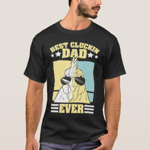 Retro-Herren-Shirt: Bester glucksender Vater aller T-Shirt
