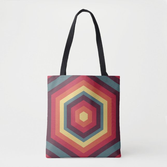 Retro Hex Sunset (Vorderseite)