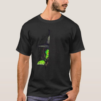 Retro Hexe Halloween in einer Welt voller Grandmen T-Shirt