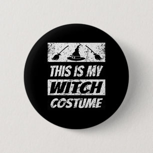 Retro Hexenmeister Halloween Matching Group Kostüm Button