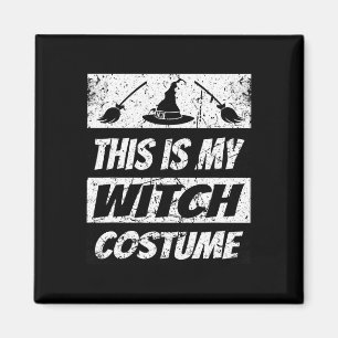 Retro Hexenmeister Halloween Matching Group Kostüm Magnet
