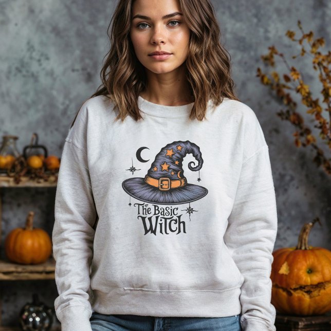 Retro Hexerei Halloween Womens Costume Sweatshirt (Von Creator hochgeladen)