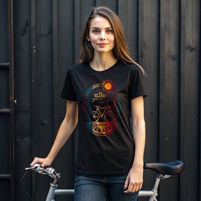 Retro Hiawatha Bike Bahn T-Shirt (Von Creator hochgeladen)