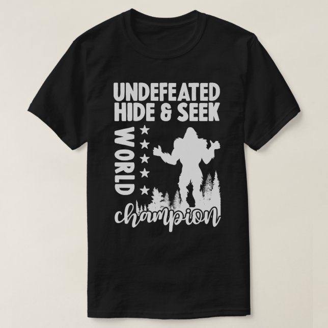 Retro Hide Seek World Champion T-Shirt (Design vorne)