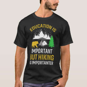 Retro Hiking Hiker On Rock Retro Sunset Mountain 6 T-Shirt