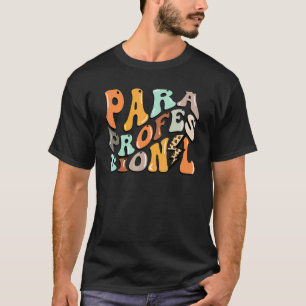 Retro Hilfspersonal Blitz Lehrer Rücken T-Shirt