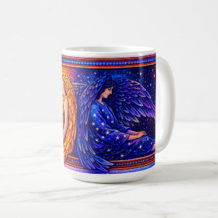 Retro Himmelsengel Tag und Nacht Kaffeetasse