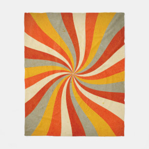 Retro-Hintergrund mit Twist-Muster-Hintergrund,ret Fleecedecke