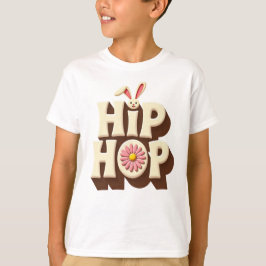 Retro Hip Hop Easter Bunny T-Shirt