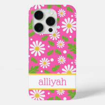 Retro-Hippie-Blumen-Daisy-Muster