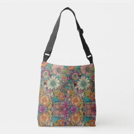 Retro Hippie: Daisy-Tasche Tragetaschen Mit Langen Trägern