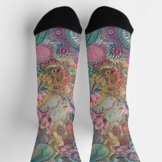 Retro Hippie: Fantasy Socks Socken