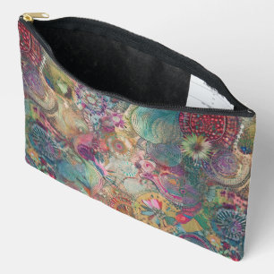 Retro Hippie: Fantasy Zippered Pouch Zubehörtasche