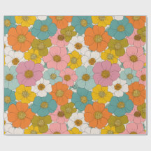 Retro Hippie Floral Geburtstag