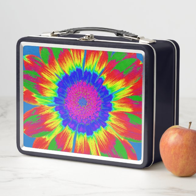 RETRO HIPPIE GEFÄRBTE KRAWATTE LUNCHBOX (Beispiel)