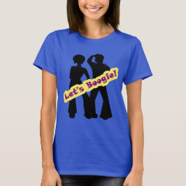 Retro Hippie lasst uns Boogie niedlichen T - Shirt