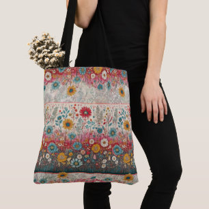 Retro Hippie: Patchwork-Gartentasche
