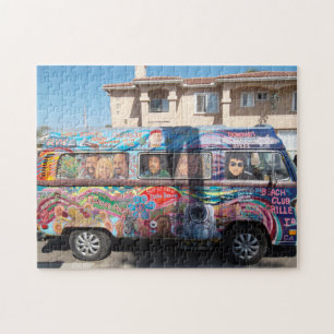RETRO HIPPIE VAN 1960er JIGSAW PUZZLE