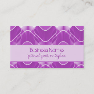 Retro Hipster Business Card, Lila Visitenkarte