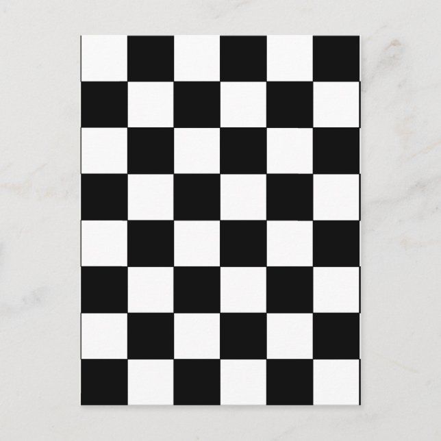 Retro-Hipster für Schwarzweiß-Karton Postkarte (Vorderseite)