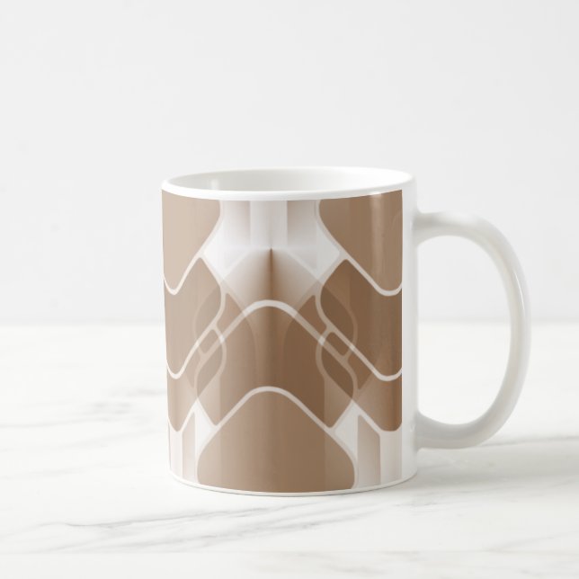 Retro Hipster Tasse, Mocha Kaffeetasse (Rechts)