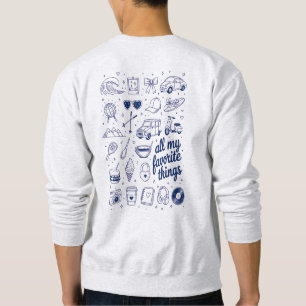Retro-Hobbys und Reise-Ästhetik Sweatshirt