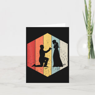 Retro-Hochzeit Vintage-Hochzeit Coole Braut Bräuti Karte