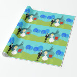 Retro Hochzeits-Paar-Packpapier Geschenkpapier<br><div class="desc">Dieses Retro Hochzeits-Paar-Packpapier hat Sie Anhörungshochzeitsglocken. Die Sechzigerjahre Art, unbedeutenden die KunstAusrüstungsbeschreibungen eine Braut und der Bräutigam an ihrem Hochzeitstag. Das glückliche Paar schaut gut genug, auf einem Hochzeitskuchen stehend zu sein. Aber sie sind nicht. Sie sind auf Stoff, grünes Gras stehend. Der debonaire Herr trägt einen klassischen, schwarzen Tuxedo...</div>