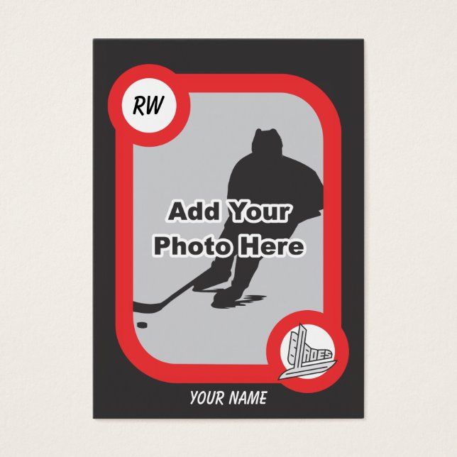 Retro Hockey Card (Vorderseite)
