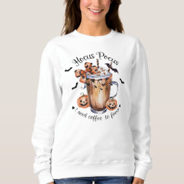 Retro Hocus Pocus I Need Coffee to Focus Sweatshirt