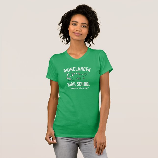 Retro Hodag: Die Kelly Rhinelander Highschool T-Shirt (Vorne ganz)