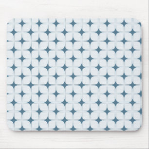 Retro-Hofmousepad, blau Mousepad