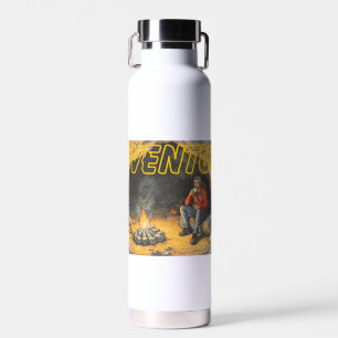 Retro-Höhlen-Camping-Abenteuer-Kompass-Reisebecher Trinkflasche