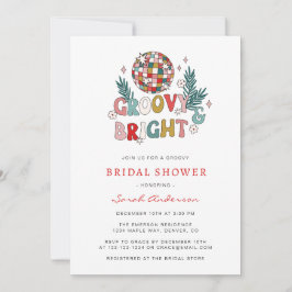 Retro Holiday Brautparty Einladung