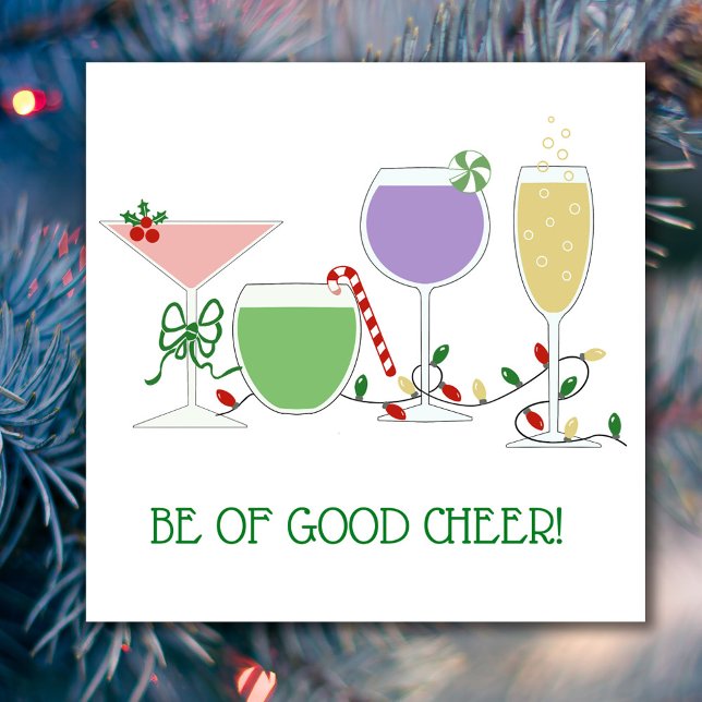 Retro Holiday Cocktails Serviette (Von Creator hochgeladen)