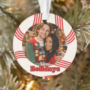 Retro Holiday Friends Ornament