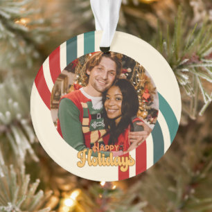 Retro Holiday Friends Ornament