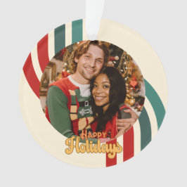 Retro Holiday Friends Ornament