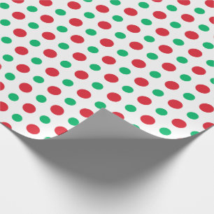 Retro Holiday Polka Dot Mitte des Jahrhunderts Mod Geschenkpapier