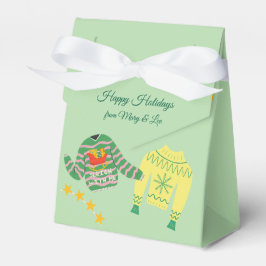 Retro Holiday Ugly Sweater Christmas Gastgeschenk Geschenkschachtel