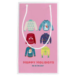 Retro Holiday Ugly Sweater Christmas Party Kleine Geschenktüte