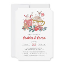 Retro Holiday Weihnachten Einladung