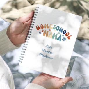 Retro Homeschool Mama Mama Personalisiert Planer