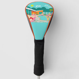 Retro homosexuelle Pool-Party-Fahrer-Abdeckung Golf Headcover