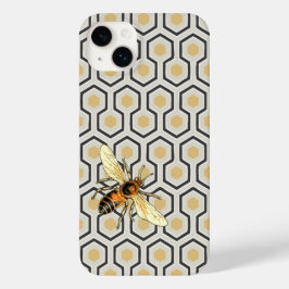 Retro Honeycomb Muster Beehive Case-Mate iPhone 14 Plus Hülle