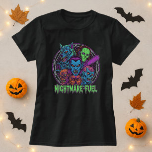 Retro Horror Albtraum Geschenk für Monster Fans T-Shirt