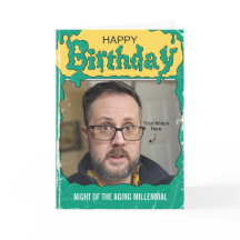 Retro-Horror-Buchcover zum Geburtstag