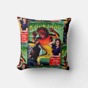 Retro Horror Comic Buch dekorative Throw Kissen