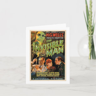 Retro Horror Movie S Monsters Halloween Karte